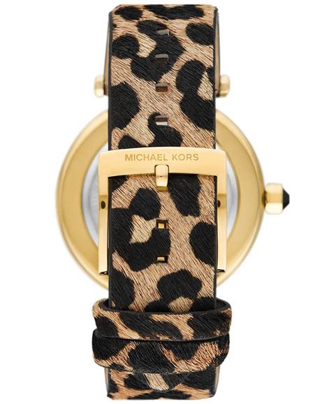 leopard michael kors watch.